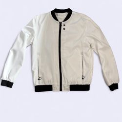White And Black Jacket 