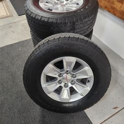 Chevy Silverado Or Gmc Sierra 1500 Wheels And Tires With Tpms Sensors Take Offs