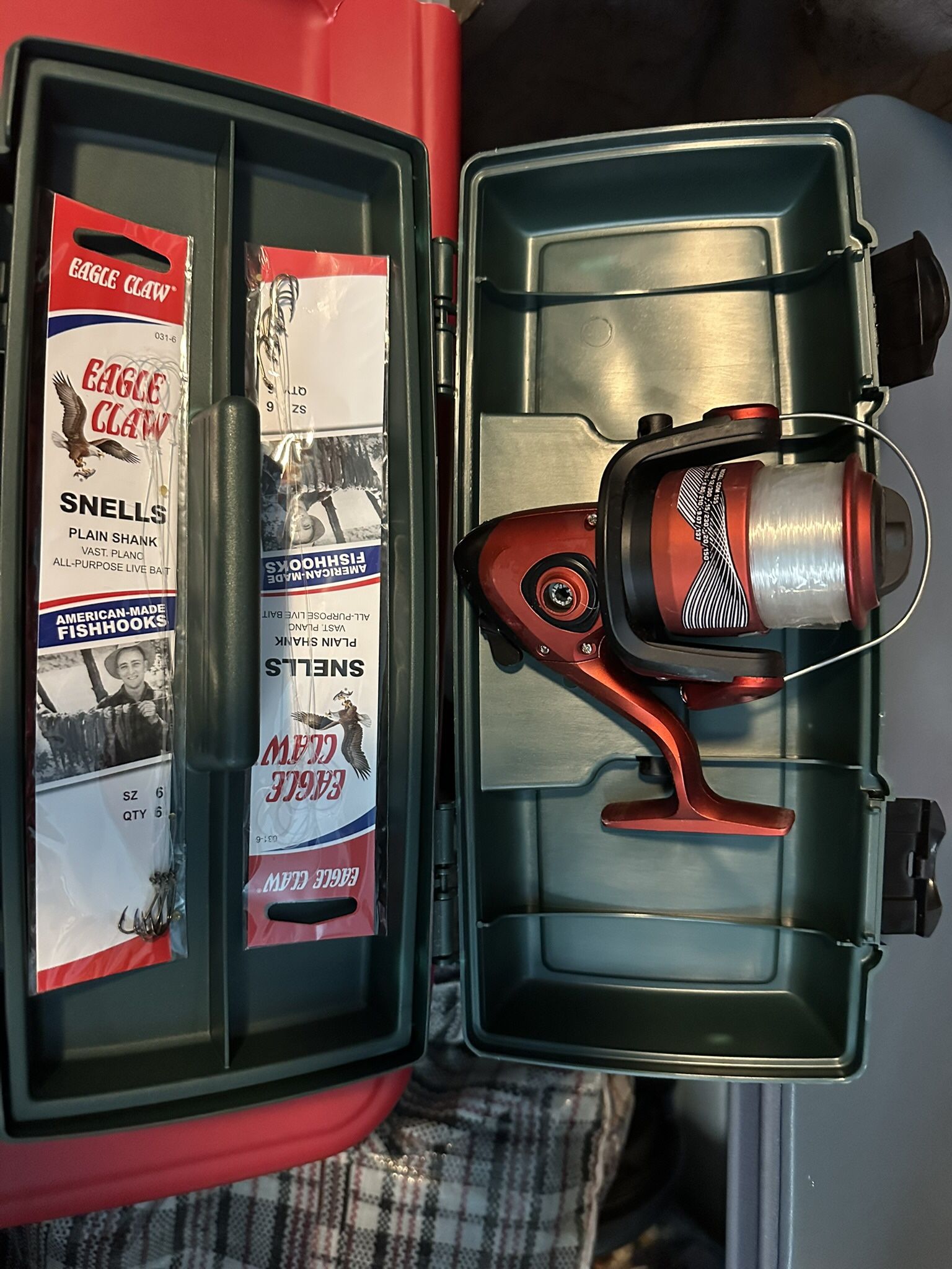 Fishing Tackle Box With Accessories
