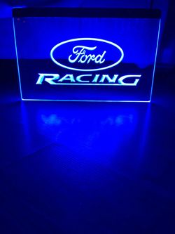 FORD RACING LED NEON LIGHT SIGN 8x12