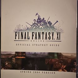 Final Fantasy 11 Strategy Guide PlayStation 2 