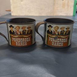 Ponderosa Ranch Tin Cups (2)