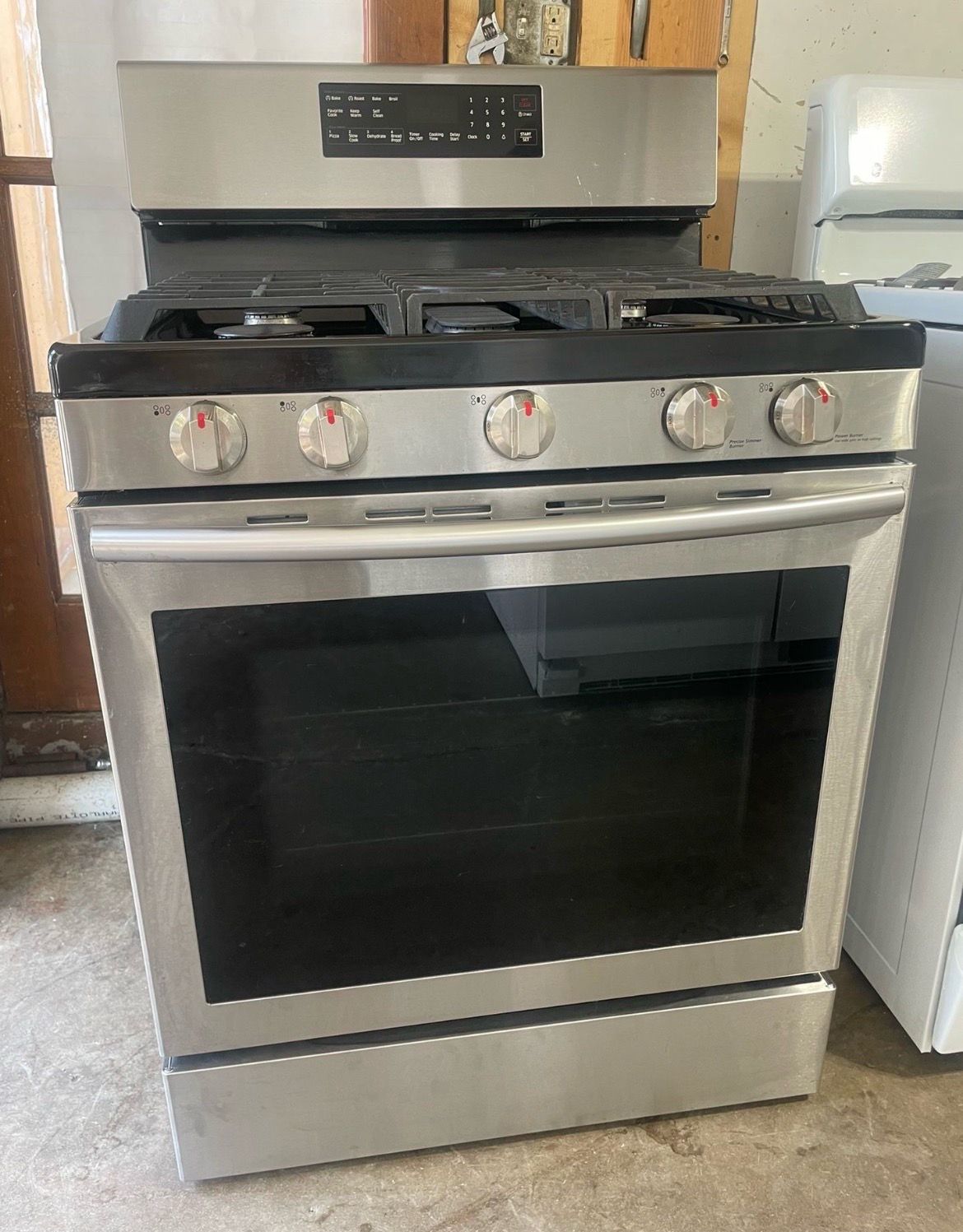 Used gas stove stainless steel Samnsung
