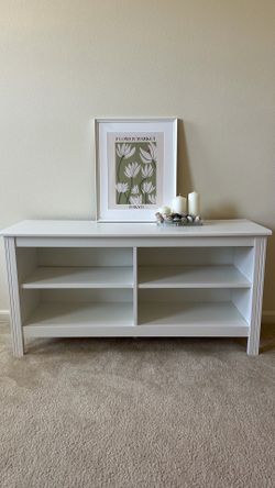IKEA BRUSALI Open Bookshelf / Media Unit – White