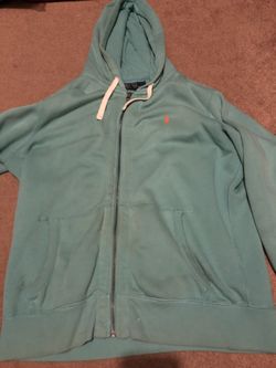 Ralph Lauren teal logo sweatshirt