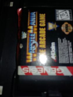 Sega Genesis Wrestle Mania The Arcade Game