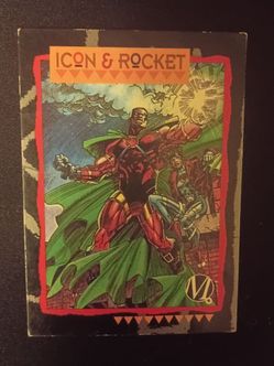 Sky Box DC Icon & Rocket card