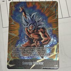 Dragon Ball UI Goku Silver Energy Marker