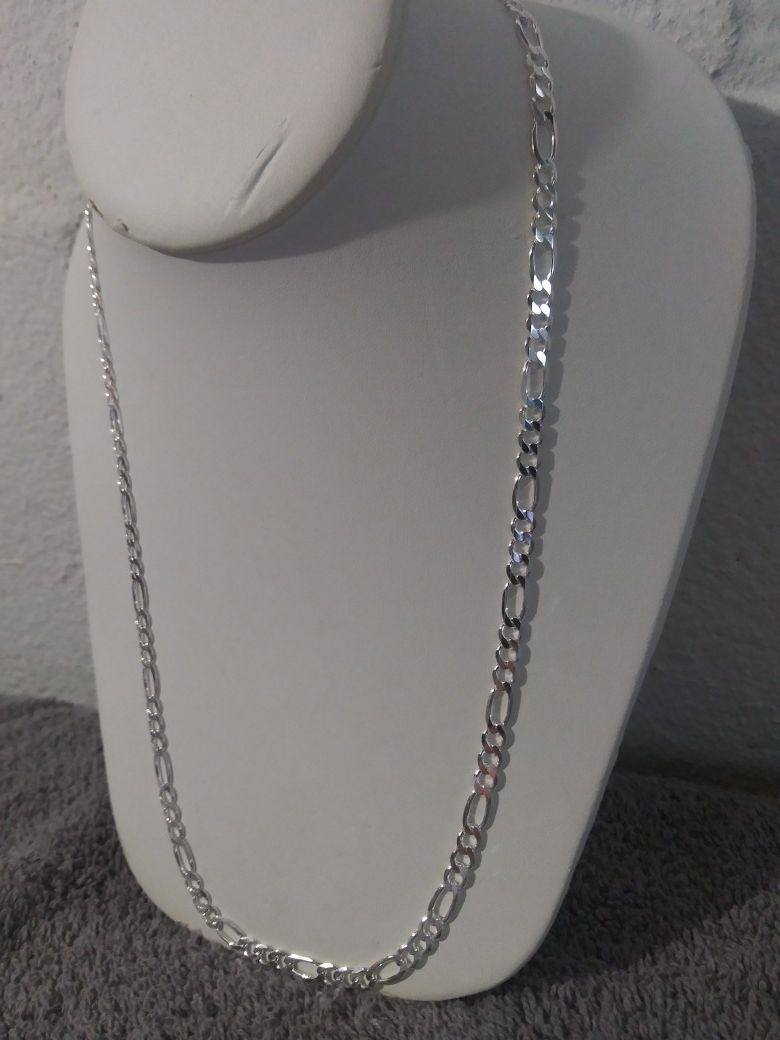 925 Italian silver Fiargo link chain