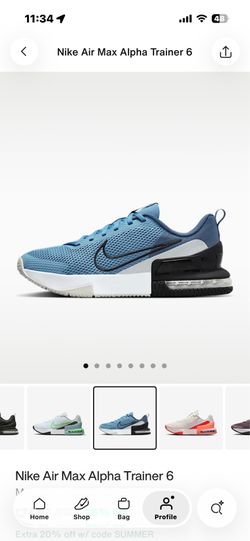 M 11.5/ W 13 Nike Air Max Alpha Trainer 6