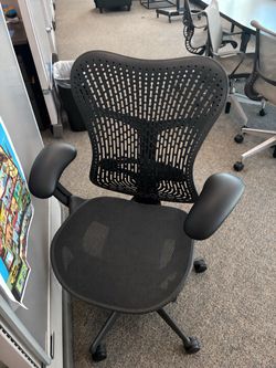Genuine Herman Miller Mirra Ergonomic Office Chairs | Graphite | Fully Adjustable