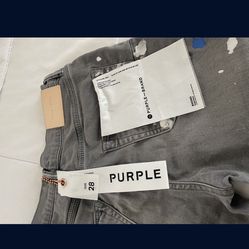 Purple Brand P001 Grey Blue Paint Size 28 29