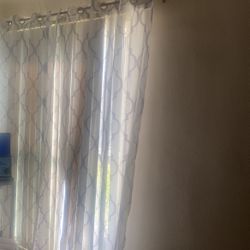 Curtains With Rods- Free!