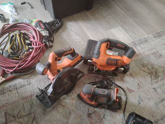 Black & Decker electric cordless tool set