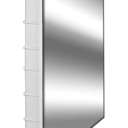 Glacier Bay Product Name: Spacecab 16-inch wide x 26-inch high Frameless Built-in Mirror Medicine