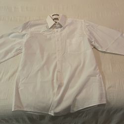 Men’s Lg Button Down Long Sleeve Dress Shirt