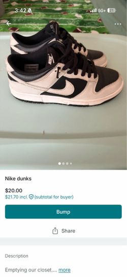 Nike Dunk Low Black and White Sneakers