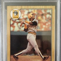 1987 Topps - #320 Barry Bonds (RC) PSA 8