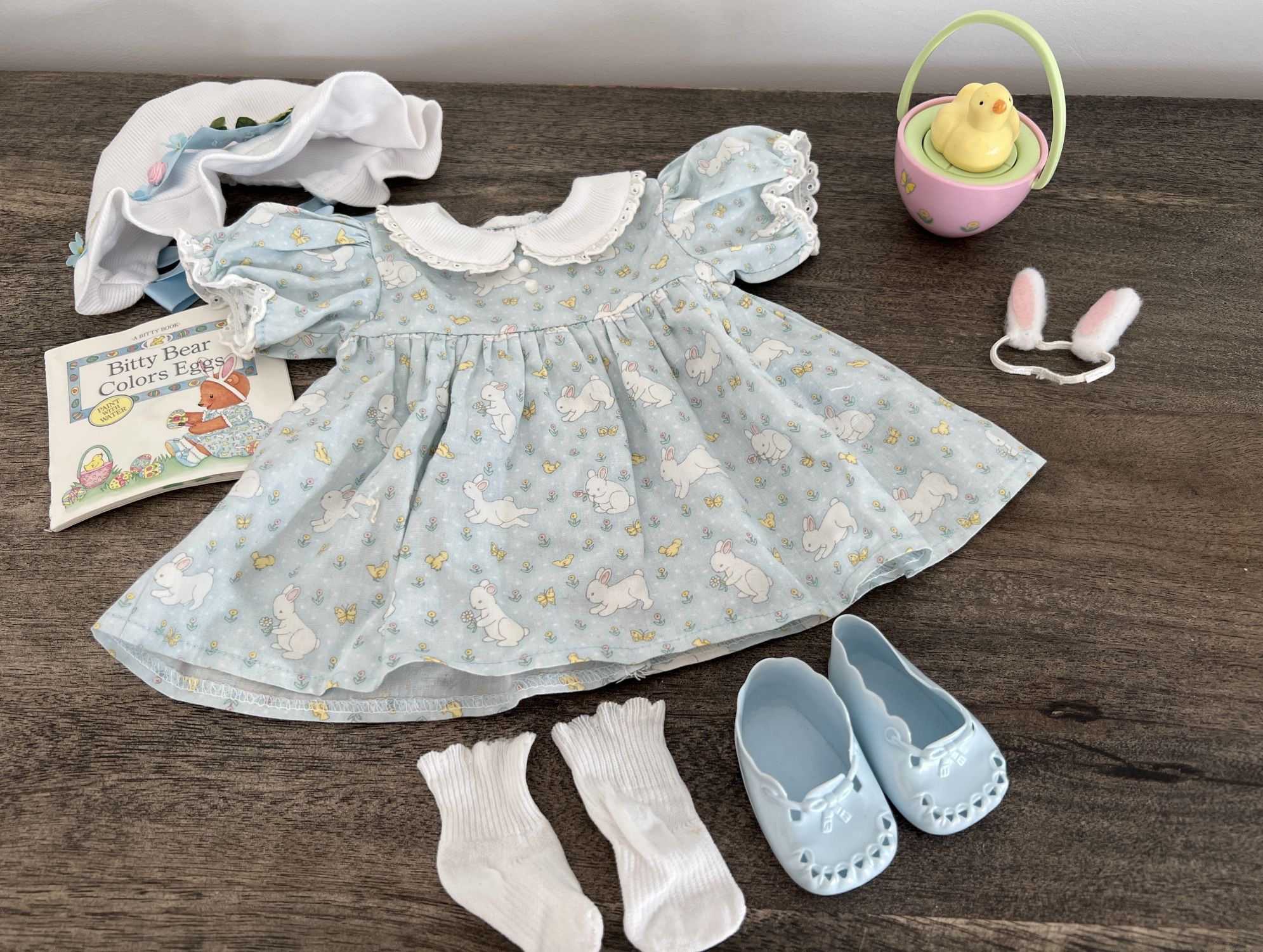 RETIRED Pleasant Company/American Girl Bitty Baby 1997 Easter Outfit