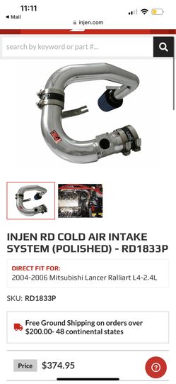 Mitsubishi Lancer Cold Air intake 2004-2006