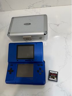 Nintendo DS Blue NTR-001 Fully Working with Stylus, Case, Metroid Prime (No Charger)