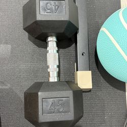 45 Lb Dumbbell
