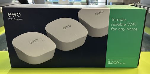 Eero Home WiFi System 3-Pack J010001 In Box!