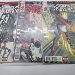 Marvel Comics The Amazing Spiderman #789 - 791 The Fall Of Parker Set