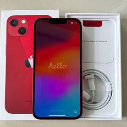Red iPhone 13 128GB