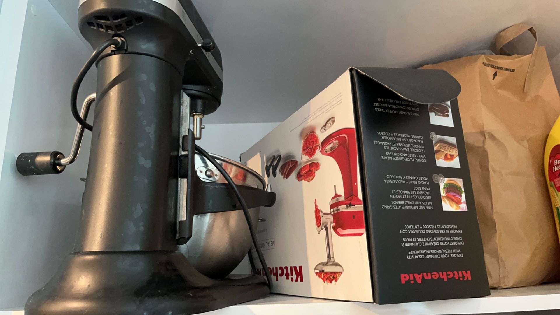 Kitchenaid Mixer 6 Quart And Food Grinder