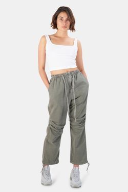 NSF Ronnie Parachute Pants, Pigment Cargo, Size Small