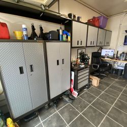 Garage Storage Shelving/ Work Bench 