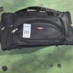 Travel Bag 20"×10"×10.5" Black Color New With Tags Extra Lightweight Waterproof 