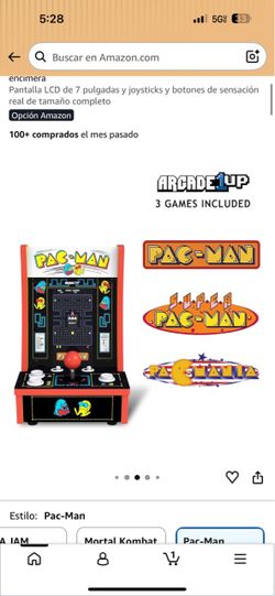 Arcade1Up Pac-Man Countercade Mini Arcade Cabinet