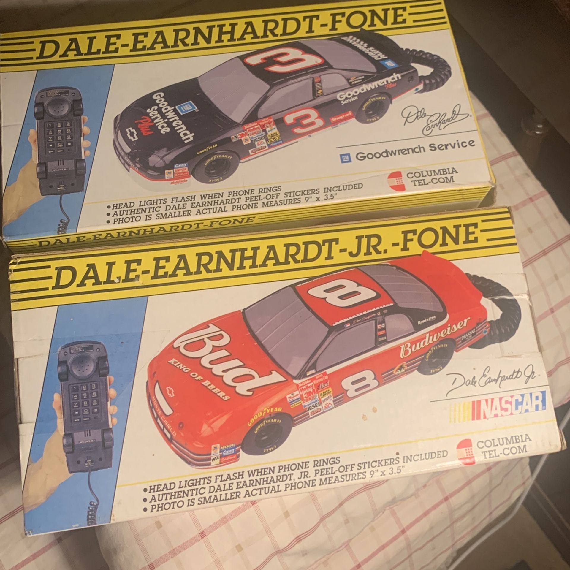 Dale Earnhardt Sr And Jr Phones 
