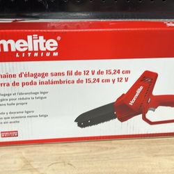 Homelite 12V Lithium 6 in. Battery Pruning Mini Chainsaw with Internal 2.5 Ah Battery and Charger