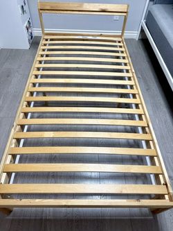 IKEA NEIDEN Twin Bed Frame with Slatted Bed Base  *****$40 obo *****