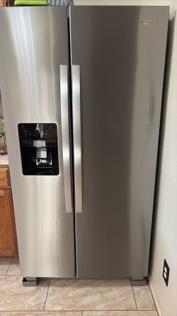 Whirlpool Side-by-Side Refrigerator Stainless Steel!!!!!