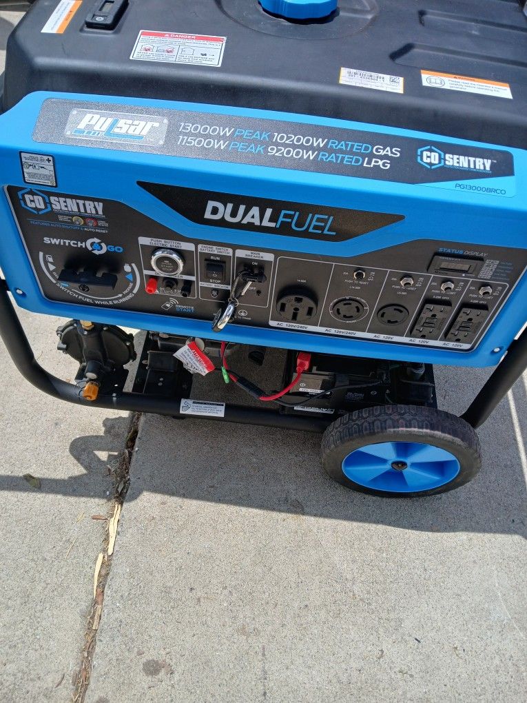 Dual Fuel Generator 13000watt