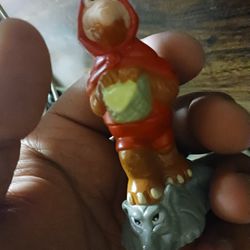 Vintage Wendys Kids Meal Toy Alf Figure Little Red Riding Hood Alien Productions-1990