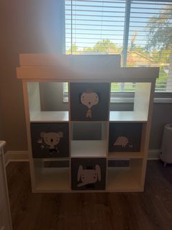 Storage shelves