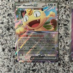 Pokemon Meowth Ex