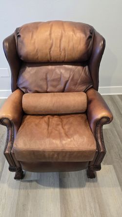 Brown Adjustable Reclining Chair