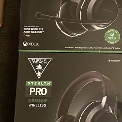 Turtle Beach Stealth Pro Wireless Noise-Cancelling Gaming Headset - XBOX -SEALED