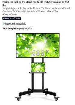 Rolling tv stand / mount.