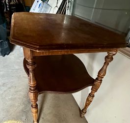 Antique Early American Stick & Ball Table