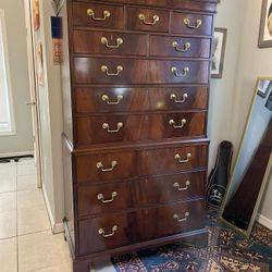 Vintage Hickory Chair Mahogany Dresser