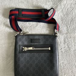 Gucci Black Messenger Bag 
