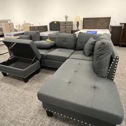 Sofa Sectional Set W/ottoman Storage 