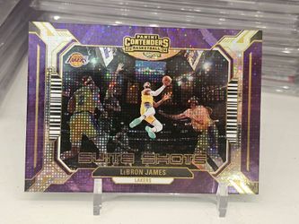 Lebron james suite shots lakers panini